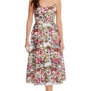 Dress The Population Uma Sequin Floral Cocktail Dress- NWOT